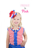 Patriotic Stripes Ruffle Pant Outfit