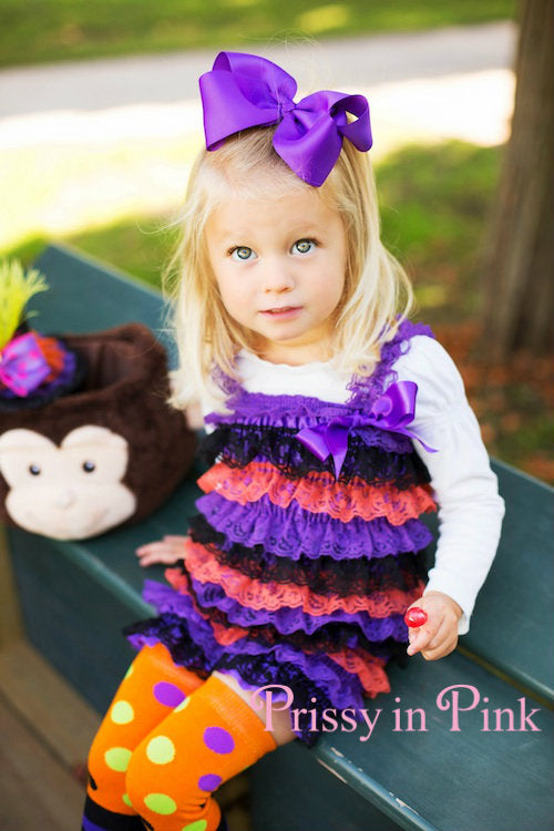 Wee Witch Lace Petti Romper