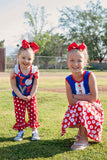 All Star Ruffle Baseball Dress