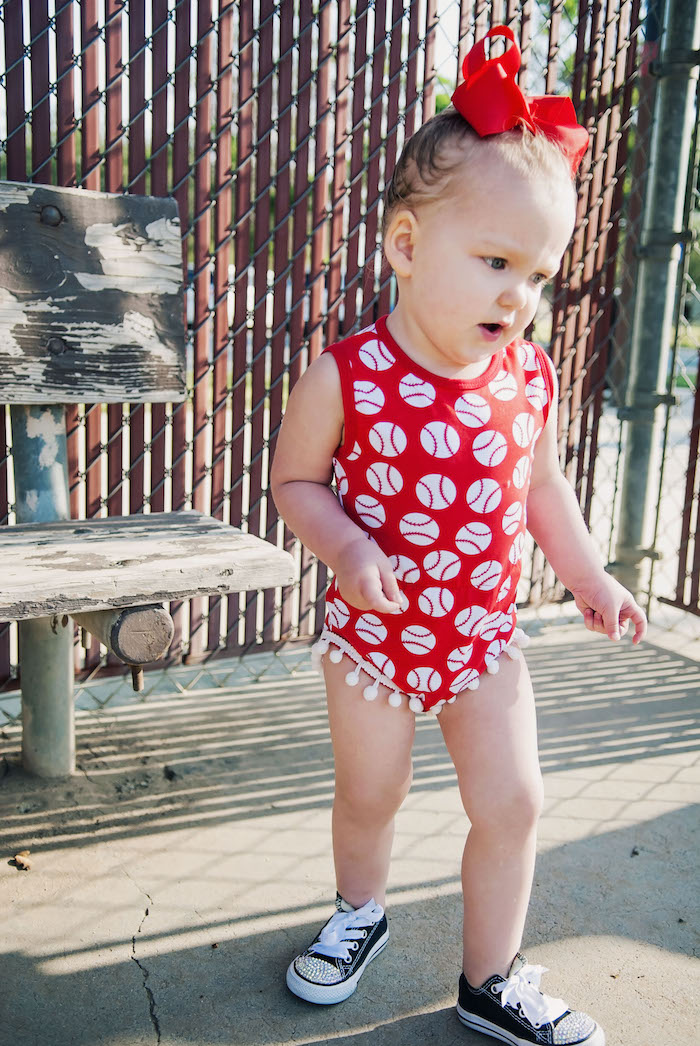 All Star Pom Pom Romper