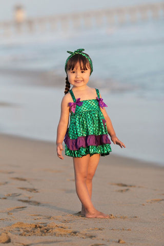 Under the Sea Mermaid Swing Top Outfit