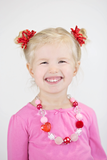 Valentines Day Chunky Heart Necklace