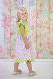 Bunny Flutter Sleeve Dress