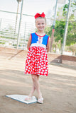 All Star Ruffle Baseball Dress