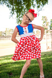 All Star Ruffle Baseball Dress