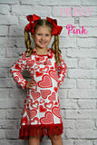 Heart Fringe Dress