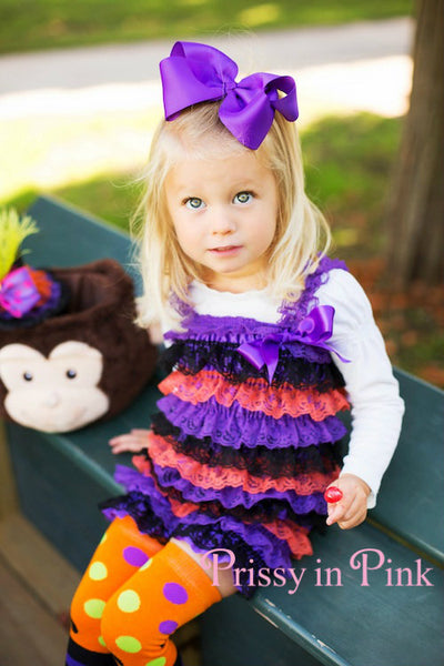 Wee Witch Lace Petti Romper