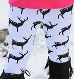 Hot Pink Black Deer Bow Outfit