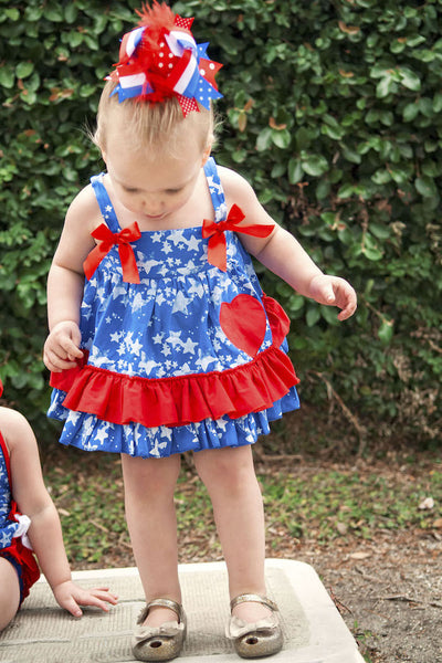 I Heart the USA Swing Top Outfit