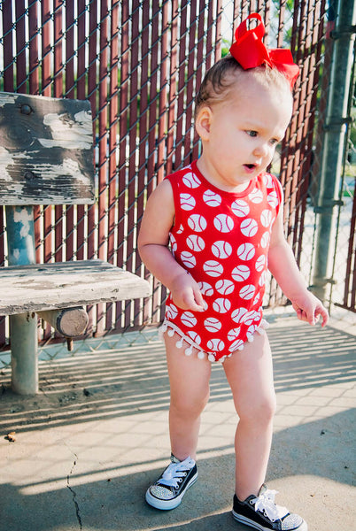 All Star Pom Pom Romper