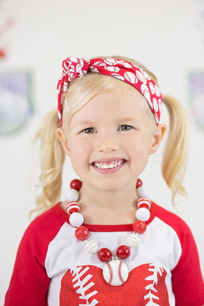 Baseball Chunky Necklace