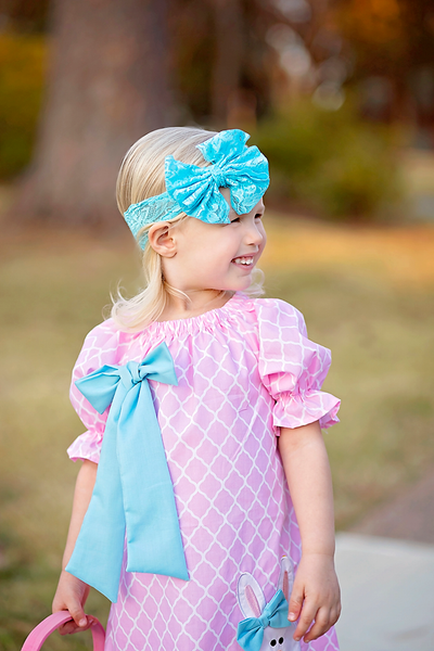 Turquoise Lace Bowband