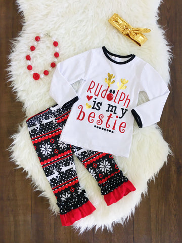 Rudolph is My Bestie Outfit