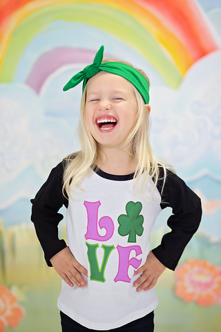 Clover LOVE Raglan Tee
